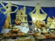 Buffet mit Butterfiguren